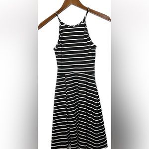 Soprano Black and White Dress